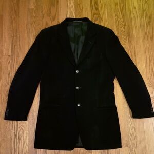 Ermenegildo Zegna Dark Jacket with Button Detail